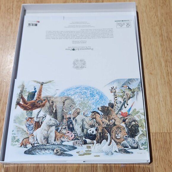 Vintage National Wildlife Federation 1996 Animal Kingdom Christmas Card Envelope - Picture 1 of 10